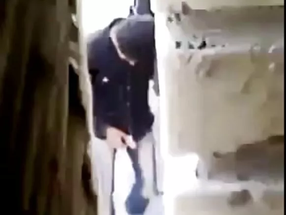 Persian slut buruju Esperanza Gomez ni furo ni gbangba voyeurism.